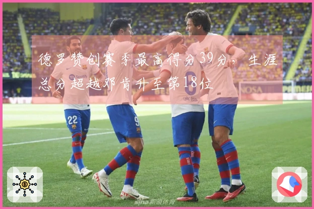 德罗赞创赛季最高得分39分，生涯总分超越邓肯升至第18位